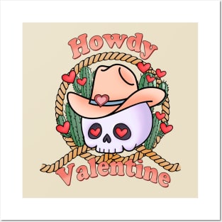 Howdy Lasso Valentine Posters and Art